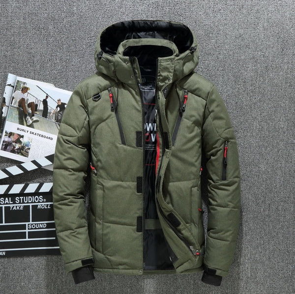 Men’s Windproof Hooded Warm Outdoor Sports Jacket