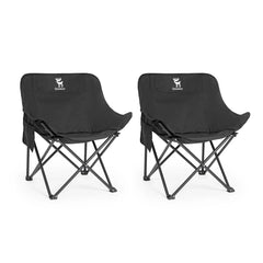 Folding Carbon Steel Camping Chair For All