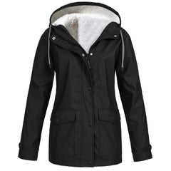 Fleece Hooded Winter Outdoor Mountaineering Jacket
