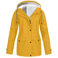 Fleece Hooded Winter Outdoor Mountaineering Jacket