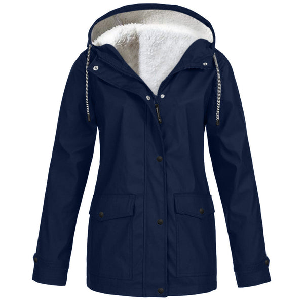 Fleece Hooded Winter Outdoor Mountaineering Jacket