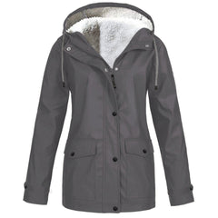 Fleece Hooded Winter Outdoor Mountaineering Jacket