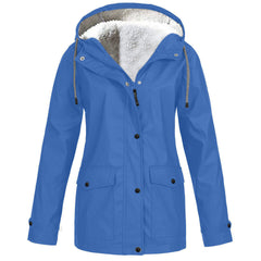 Fleece Hooded Winter Outdoor Mountaineering Jacket