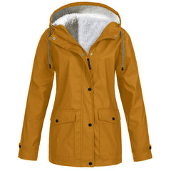 Fleece Hooded Winter Outdoor Mountaineering Jacket