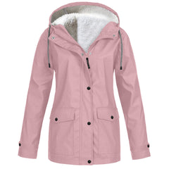 Fleece Hooded Winter Outdoor Mountaineering Jacket