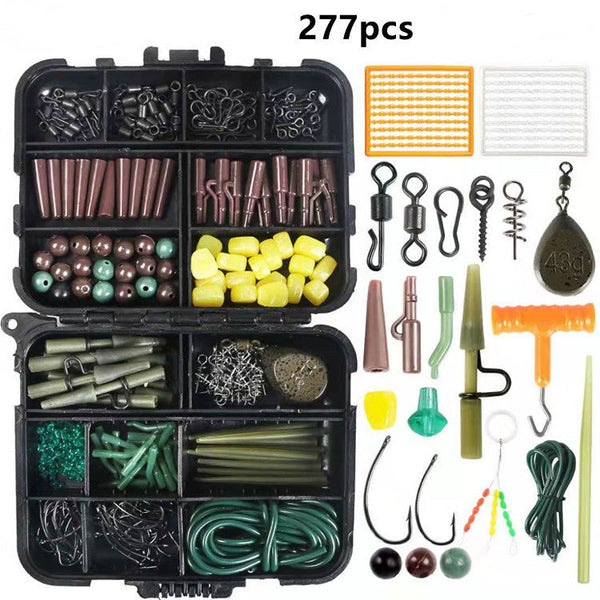 European-Style Fishing Hooks Swivels Accessories Set
