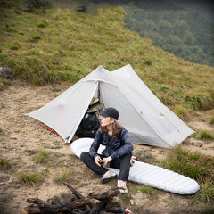 Ultralight 20D Silicone-Coated Poleless Hiking Tent