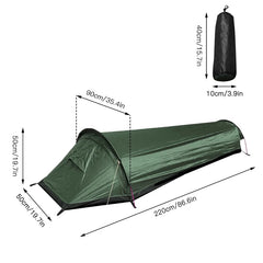 Ultralight Compact Single-Person Waterproof Backpacking Tent