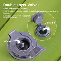 Ultralight Thickened Self-Inflating Camping Sleeping Pad