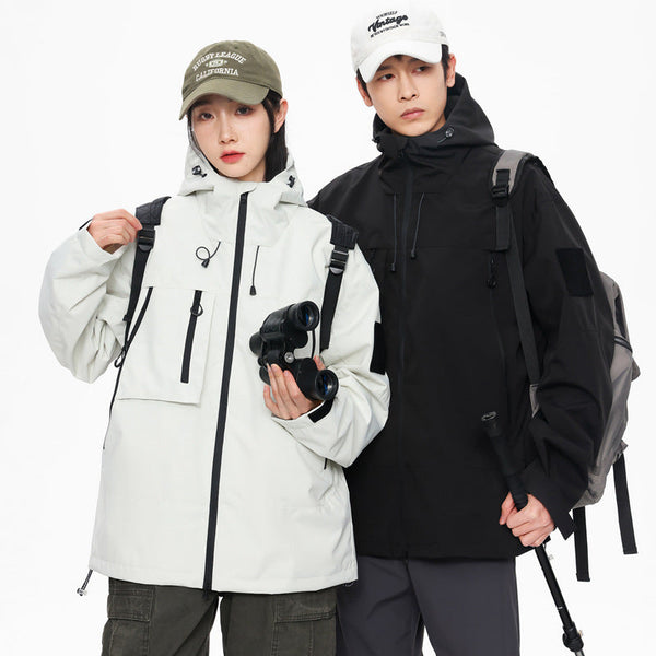 Unisex Couple Matching Outdoor Jackets For Two