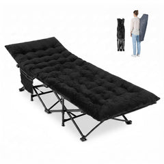 Adult Camping Cot With Padded Mat