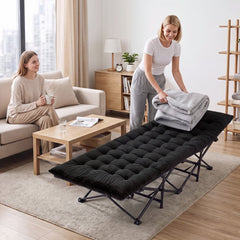 Adult Camping Cot With Padded Mat