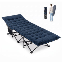 Adult Camping Cot With Padded Mat