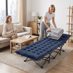 Adult Camping Cot With Padded Mat