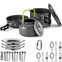 Lightweight Aluminum Outdoor Camping Cooking Set