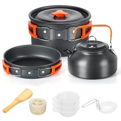 Lightweight Aluminum Outdoor Camping Cooking Set