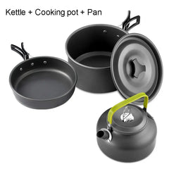 Lightweight Aluminum Outdoor Camping Cooking Set