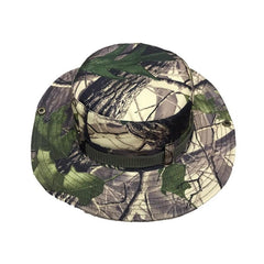 Camouflage Outdoor Bucket Hat Camping Hat Men Foldable Sun Cap Breathable Adjustable Bucket Cap for Men/Women Sports Sun Cap Unisex Fishing Hiking Travel Solid Color Hats