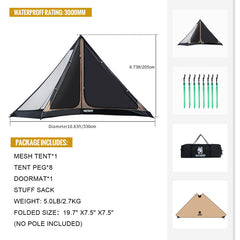 Waterproof Outdoor Camping Chimney Tent Shelter