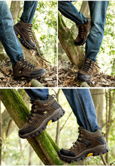 Men’s Waterproof Lightweight Wear-Resistant Hiking Boots