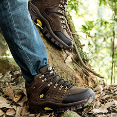 Men’s Waterproof Lightweight Wear-Resistant Hiking Boots