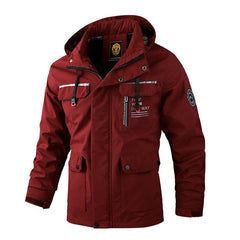 Men’s Waterproof Windproof Hooded Winter Jacket