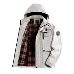 Men’s Waterproof Windproof Hooded Winter Jacket
