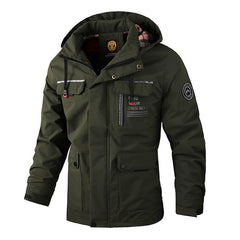 Men’s Waterproof Windproof Hooded Winter Jacket