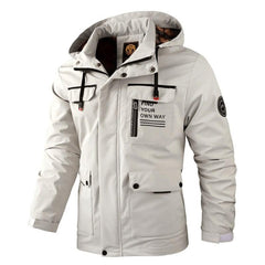 Men’s Waterproof Windproof Hooded Winter Jacket