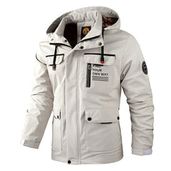 Men’s Waterproof Windproof Hooded Winter Jacket