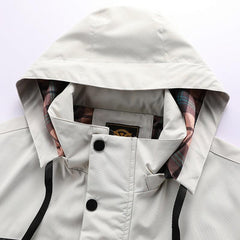 Men’s Waterproof Windproof Hooded Winter Jacket