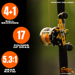 Fishing For Fun Round Baitcaster Fishing Reel