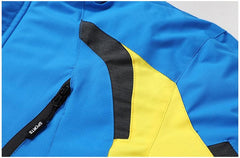 Men’s Blue Waterproof Thick Fleece Ski Jacket