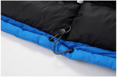 Men’s Blue Waterproof Thick Fleece Ski Jacket
