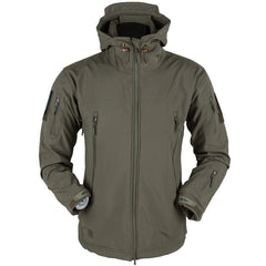 Unisex Camouflage Fleece Hooded Tactical Outdoor Jacket