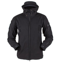 Unisex Camouflage Fleece Hooded Tactical Outdoor Jacket