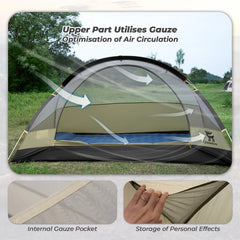 Easy Setup Two-Person Rainproof Camping Tent